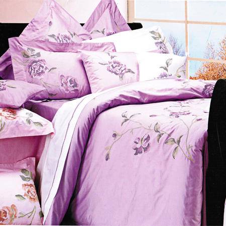 凱盛床品 魅可家紡 浪漫相依四件套 粉 專柜正品 加大